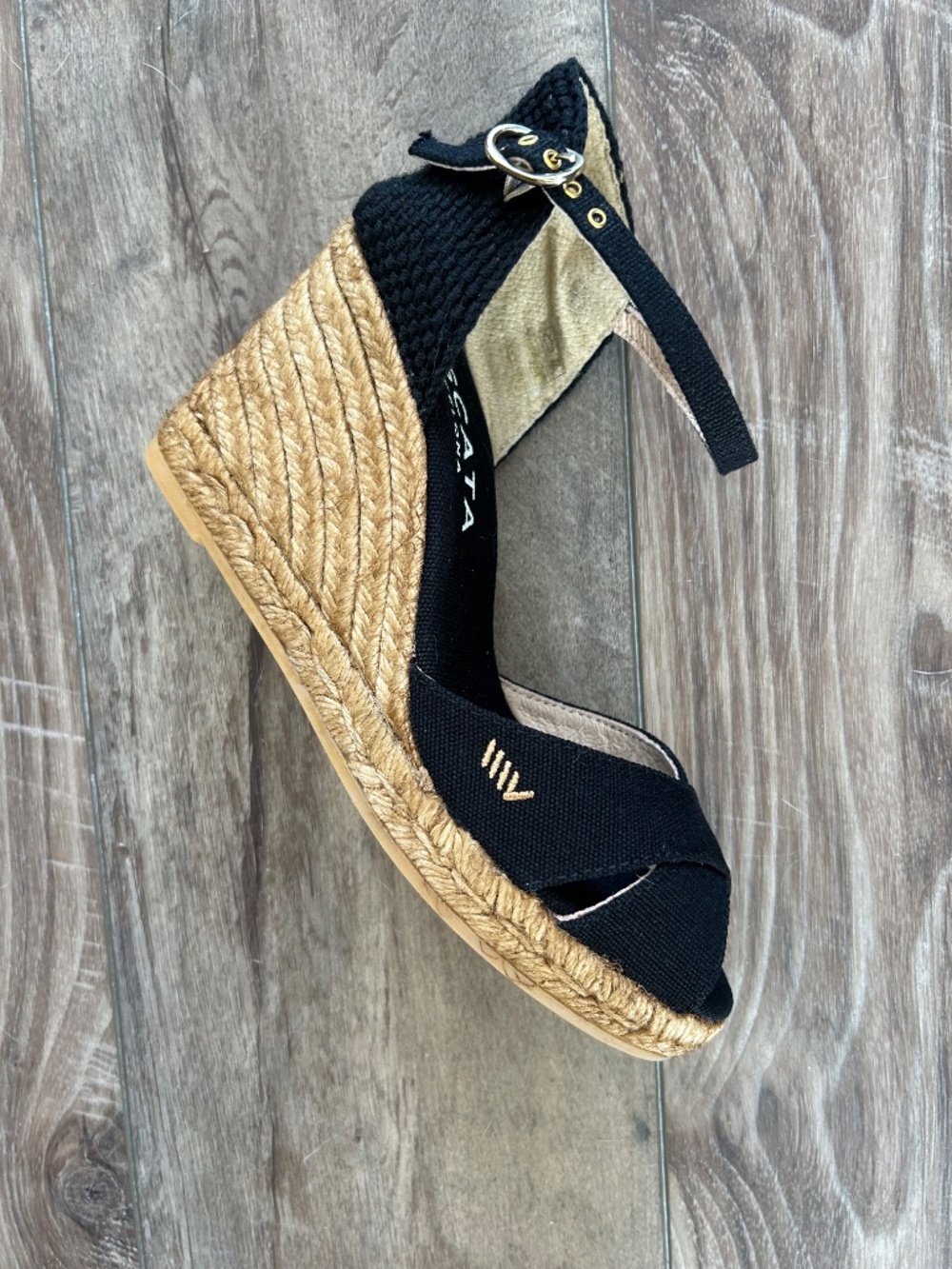 VISCATA Aiguablava Canvas Wedges with Ankle Strap